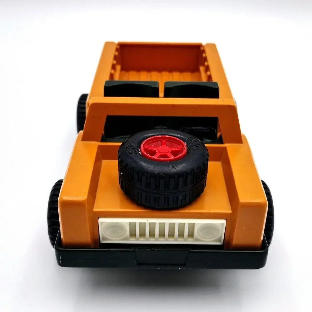 Fisher-Price Vintage 1975 Adventure People Safari Jeep Truck Yellow Made In USA